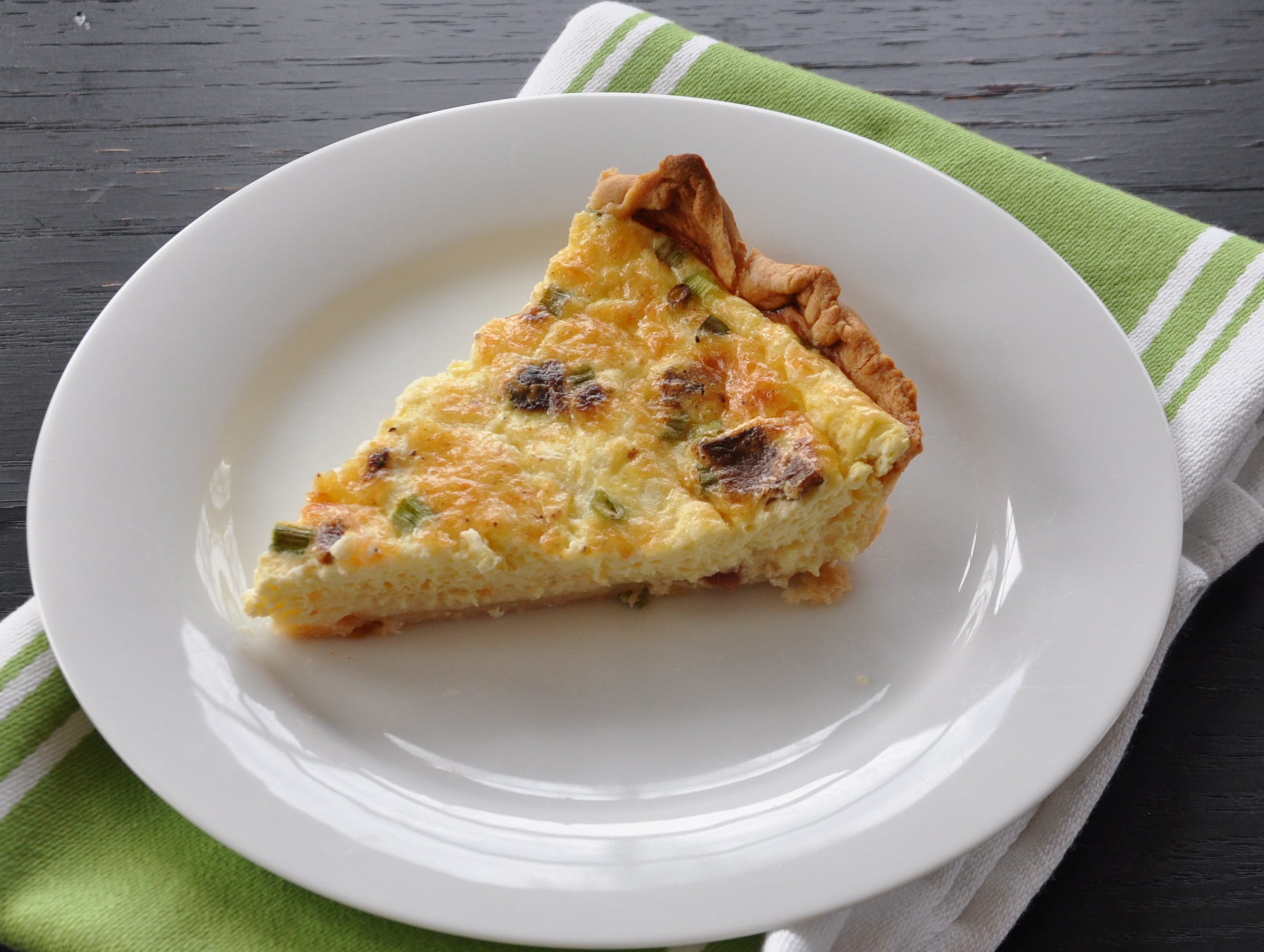 Easy Bacon And Onion Quiche Recipe