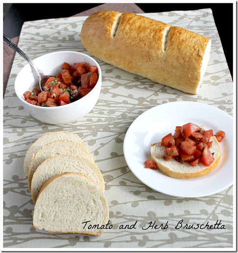 Tomato and Herb Bruschetta