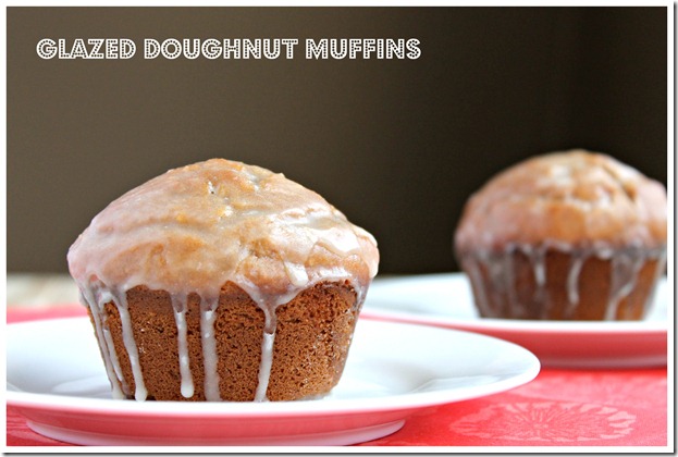 glazed doughnut muffin