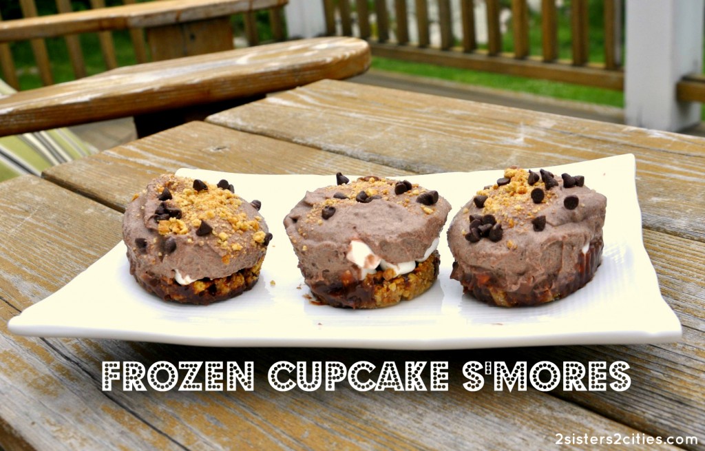 Frozen Cupcake S'mores {from 2 Sisters 2 Cities}
