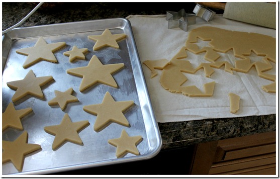 Cutting Out Cookie Dough