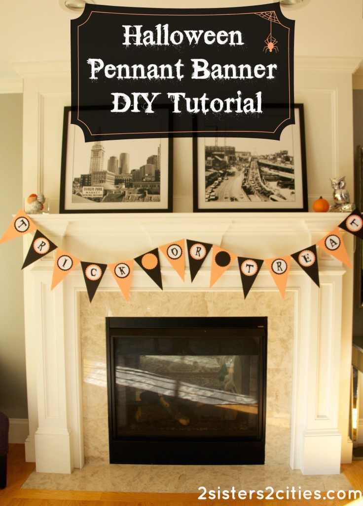 Halloween Pennant Banner DIY Tutorial