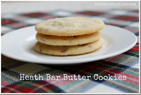 Heath Bar Butter Cookies