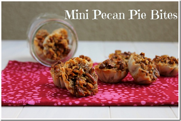 Mini Pecan Pie Bites