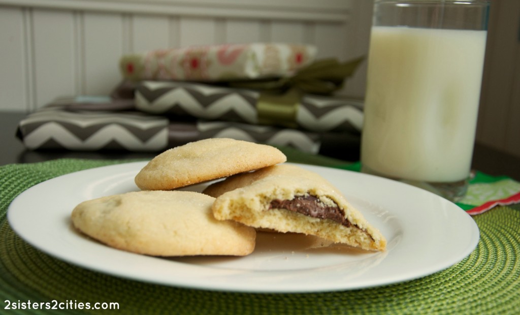 Nutella and Sea Salt Stuffed Sugar Cookies