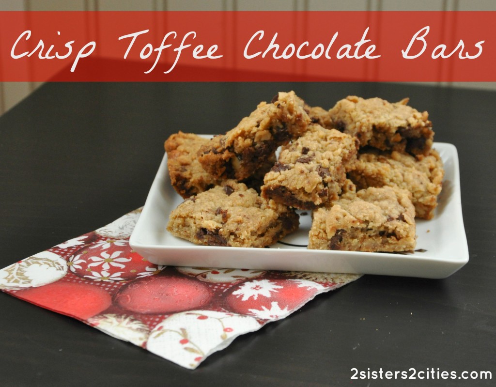 crisp toffee chocolate bars