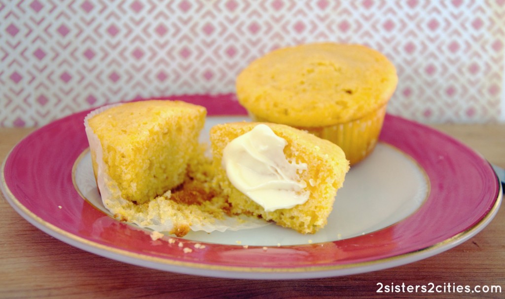 Corn Muffins from 2 Sisters 2 Cities