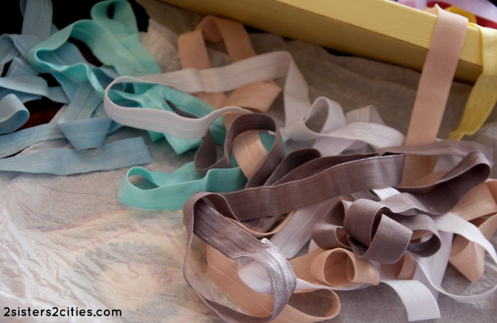 old over elastic for DIY hair ties