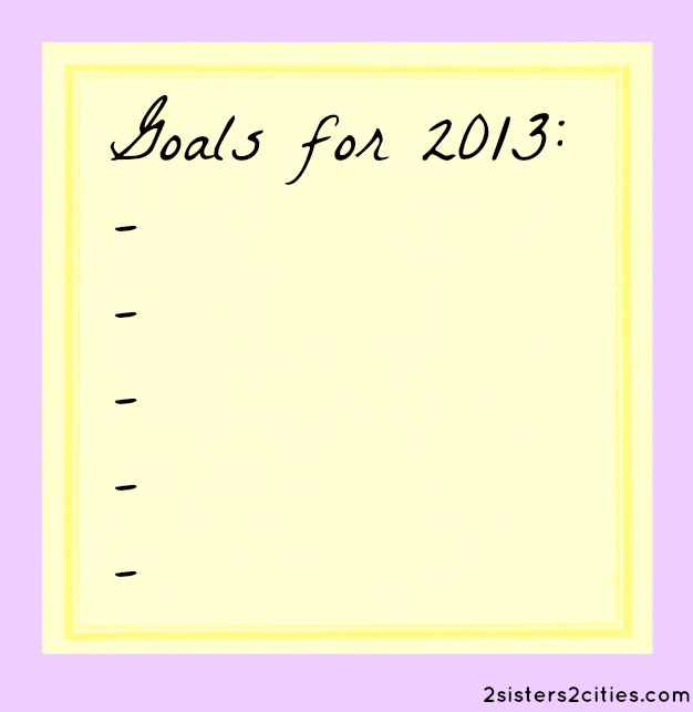 goals for 2013