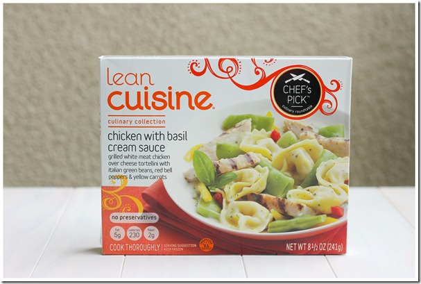 Chicken with Basil Cream Sauce- Lean Cuisine Box