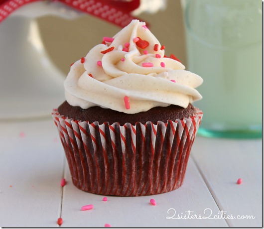 One Red Velvet Cupcake