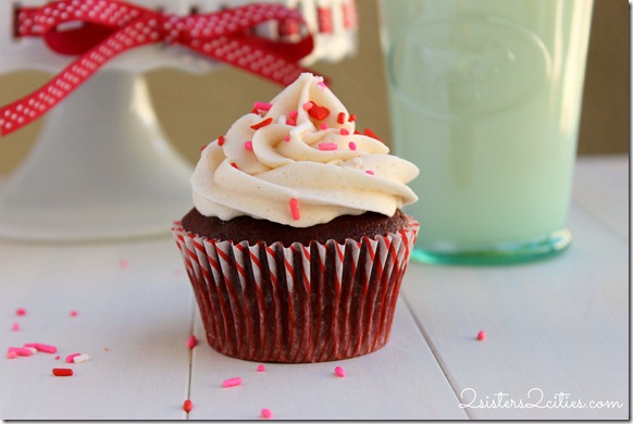 Red Velvet Cupcakes with Sprinkles