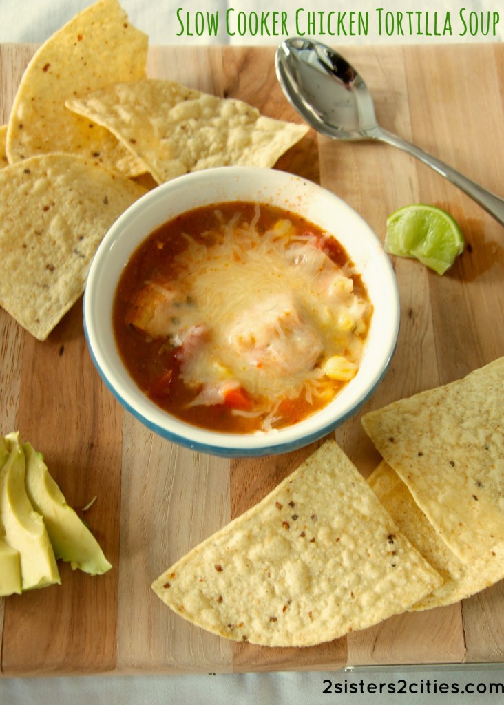 slow cooker chicken tortilla soup