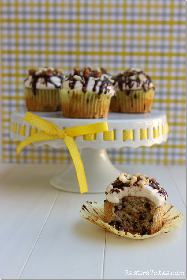 Delicious Chunky Monkey Cupcakes