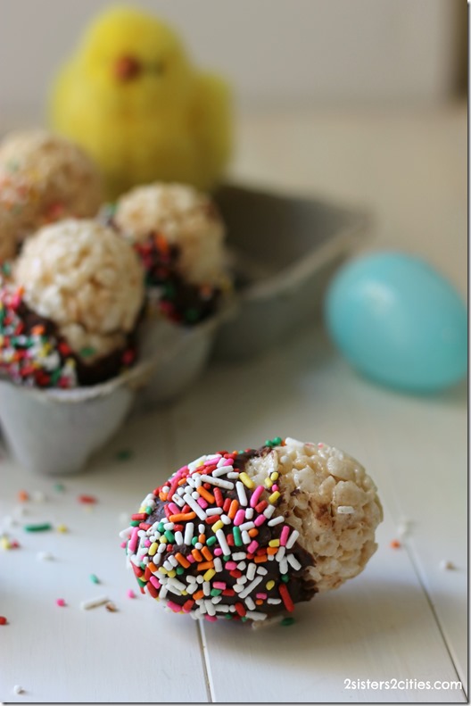 Rice Krispie Treat Eggs