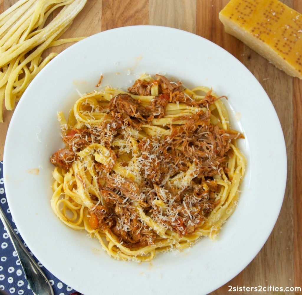 Slow Cooker Pork Ragu with Fresh Pasta