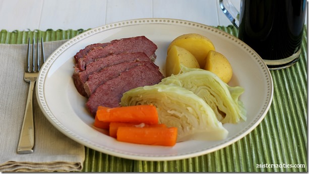 St. Patrick's Day Traditional Corned Beef Dinner