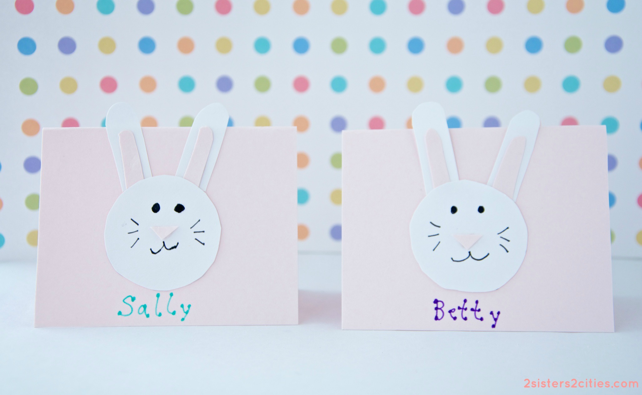 easter bunny place cards