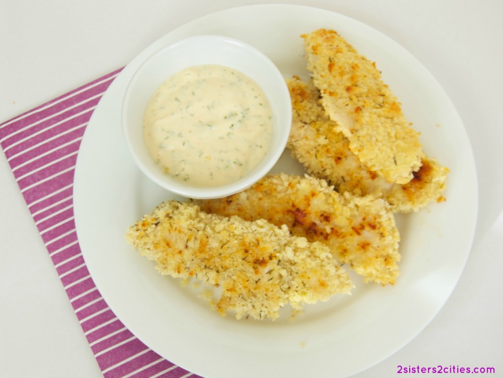 Baked Panko Chicken Tenders {from 2 Sisters 2 Cities}