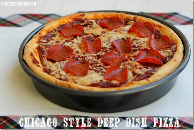 Chicago Style Deep Dish Pizza