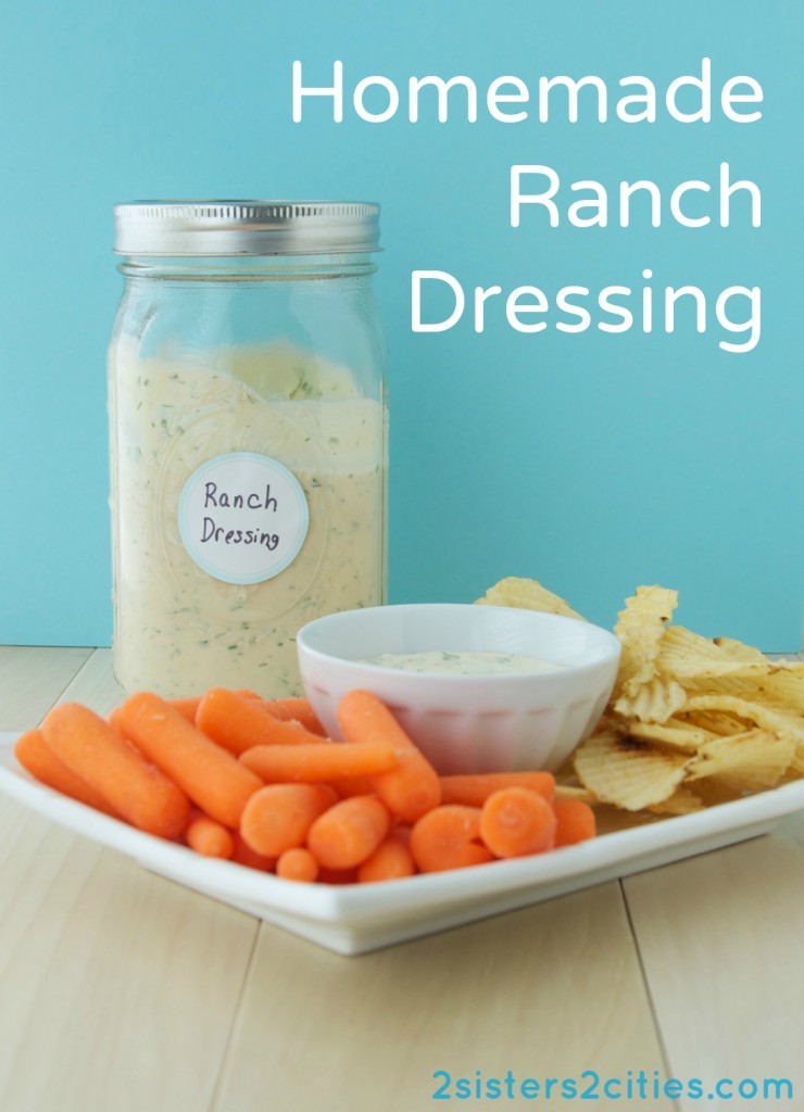 Homemade Ranch Dressing {from 2 Sisters 2 Cities}
