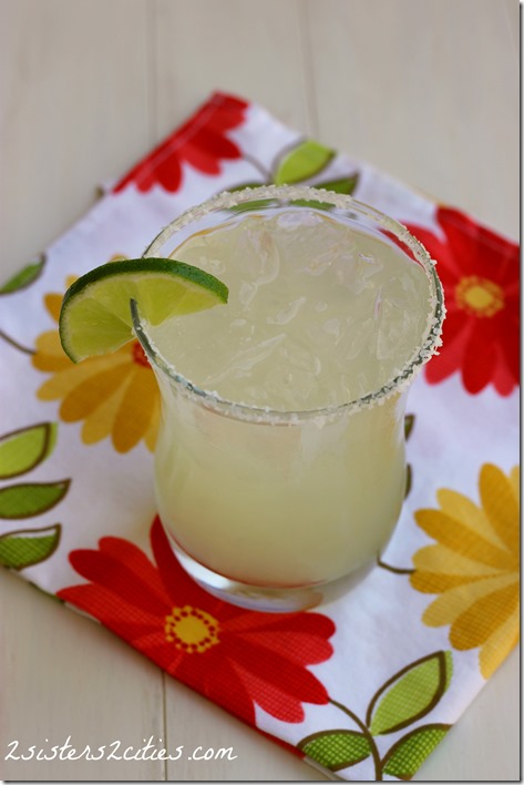 The Classic Lime Margarita {from 2 Sisters 2 Cities}