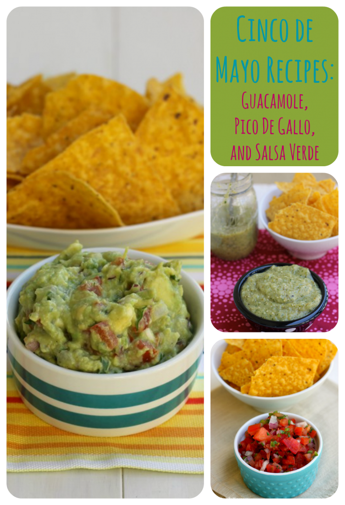 Cinco De Mayo Recipes: Guacamole, Pico De Gallo, and Salsa Verde {from 2 Sisters 2 Cities}