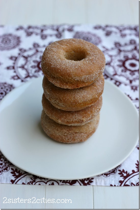 Cinnamon Baked Doughnuts (from 2 Sisters 2 Cities)