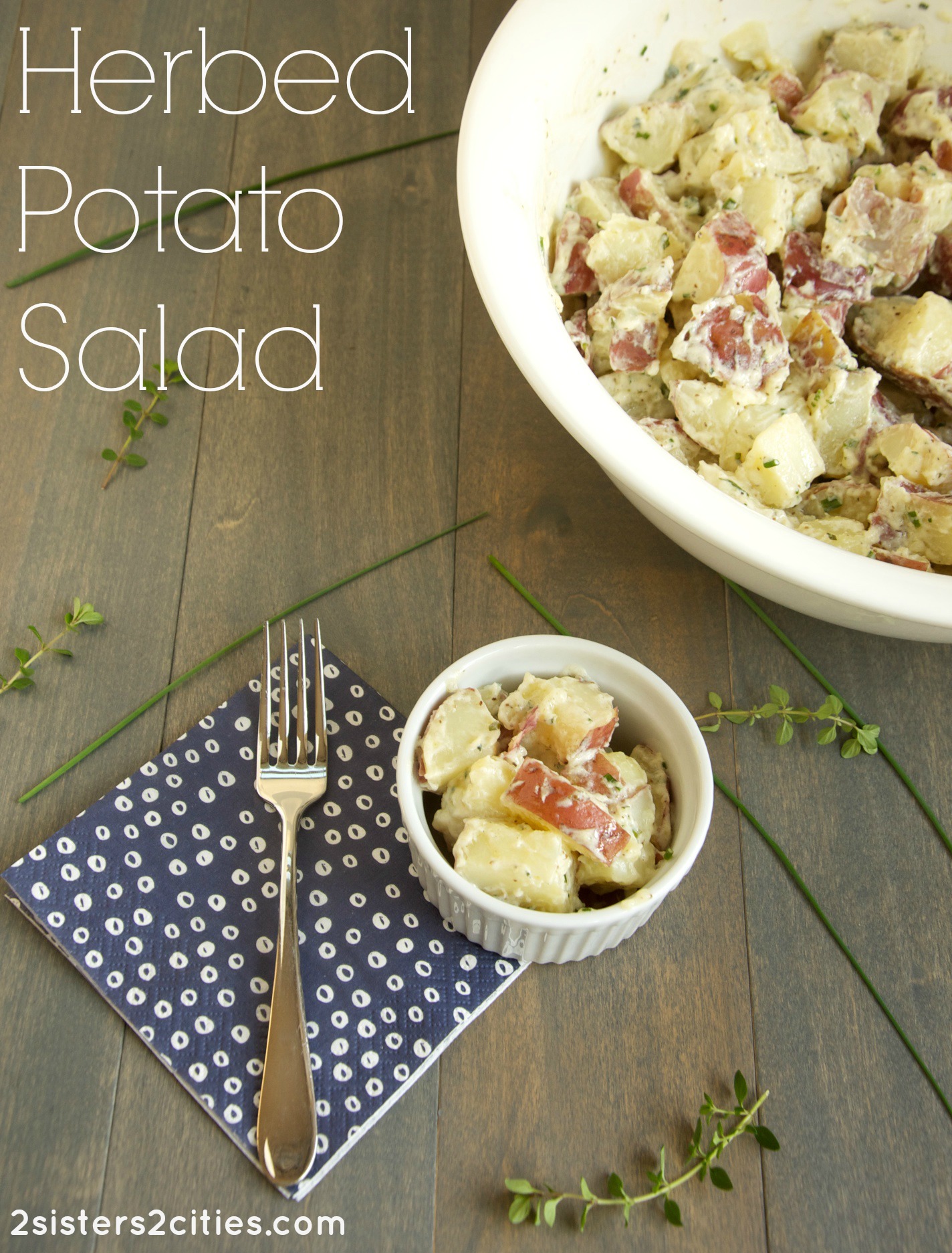 Herbed Potato Salad (from 2 Sisters 2 Cities)