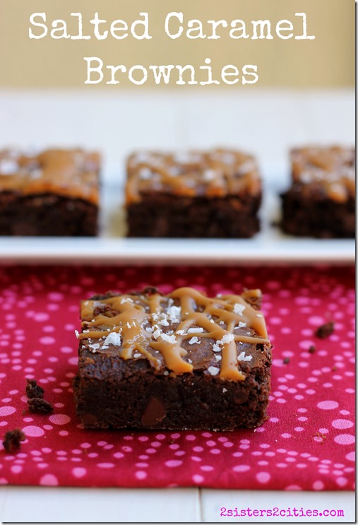 Delicious Salted Caramel Brownies 