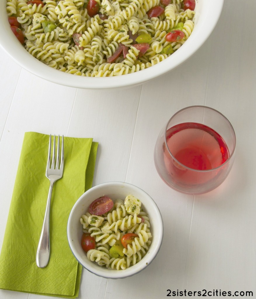 caprese pasta salad