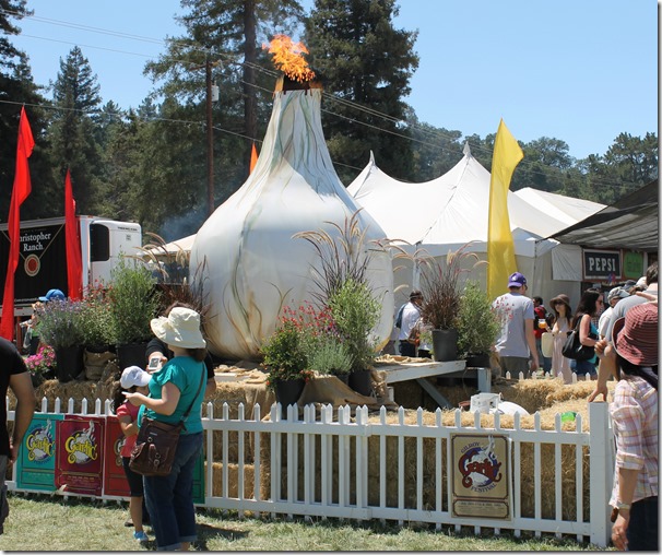 Gilroy Garlic Festival Flaming Garlic Bulb