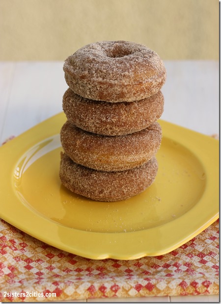 Stack of Pumpkin Doughnuts