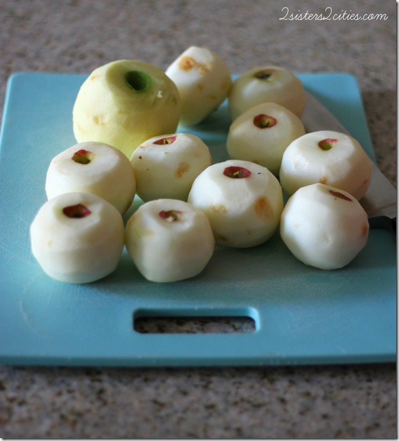 Peeled Apples for Apple Sauce