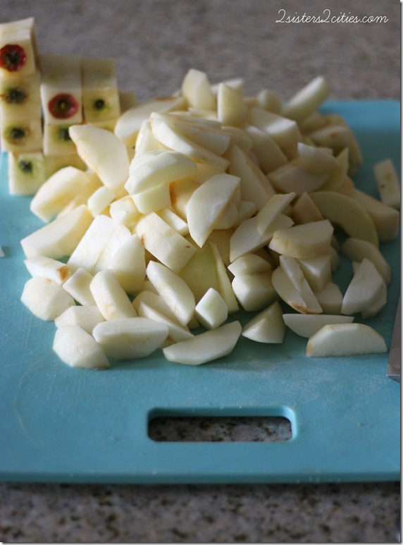 Slice Apples for Apple Sauce