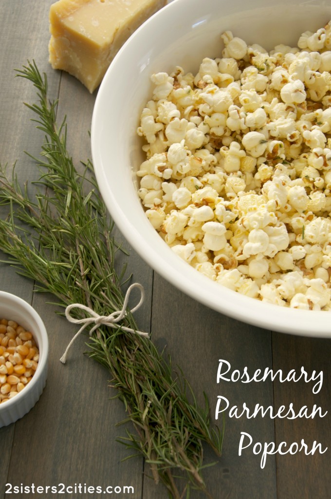 rosemary parmesan popcorn