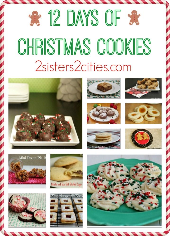 12 Days of Christmas Cookies {from 2 Sisters 2 Cities}