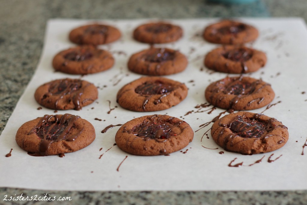 Chocolate Raspberry Thumbprints