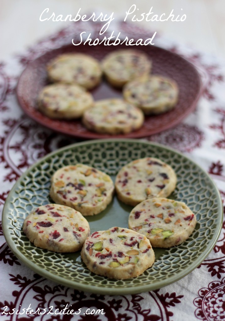 Cranberry Pistachio Shortbread