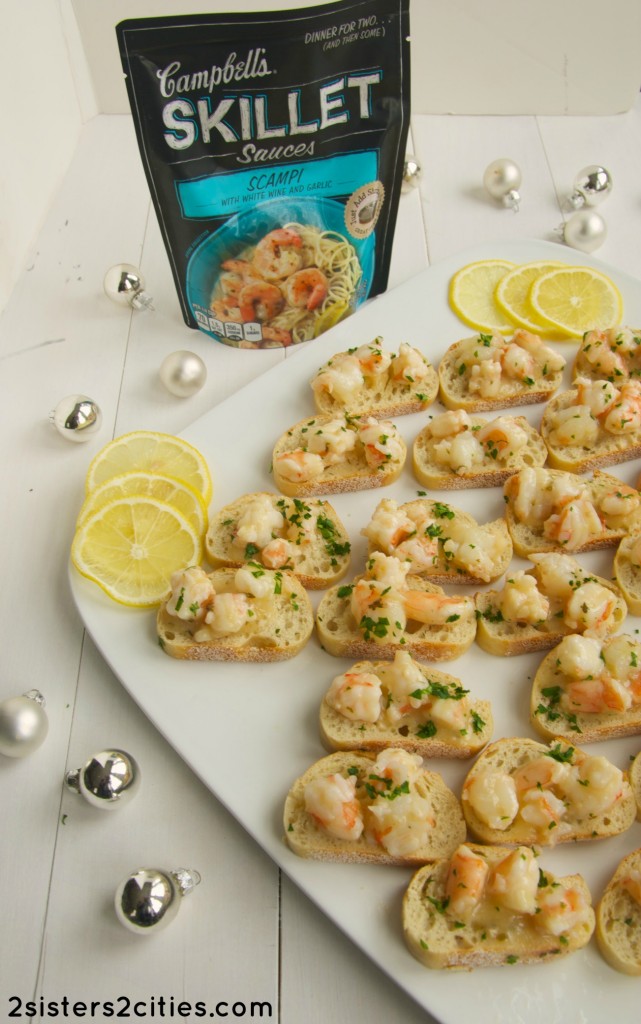 Shrimp Scampi with Garlic Toasts