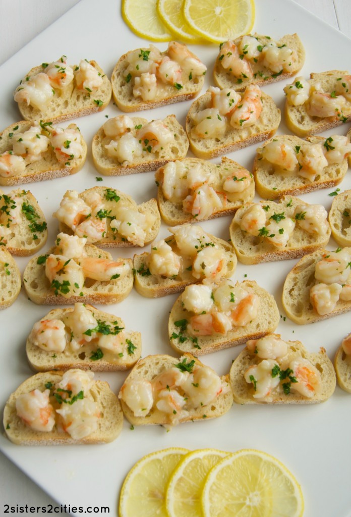 Shrimp Scampi with Garlic Toasts