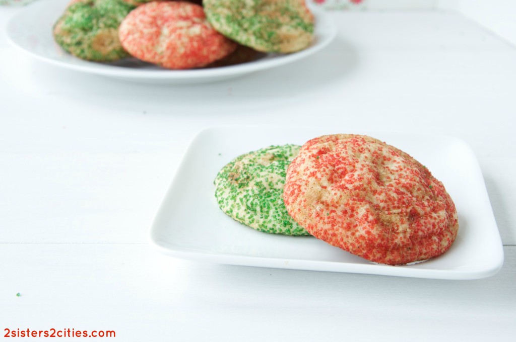 Christmas Snickerdoodles (from 2 Sisters 2 Cities)