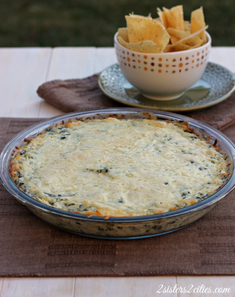 Chips and Spinach Dip