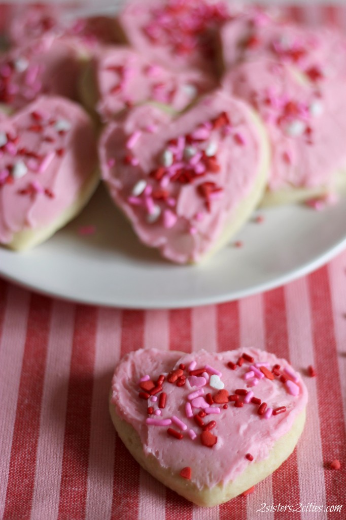 Cut Out Soft Sugar Cookies with Buttercream Frosting