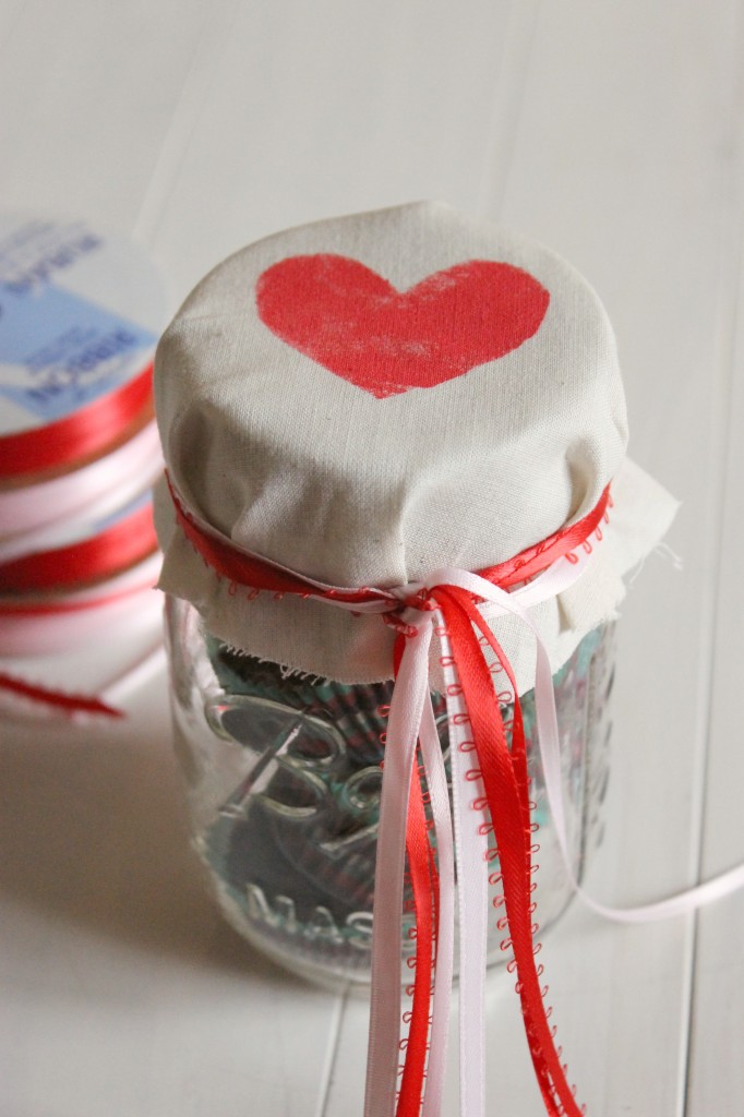 Tie Ribbon on Jar