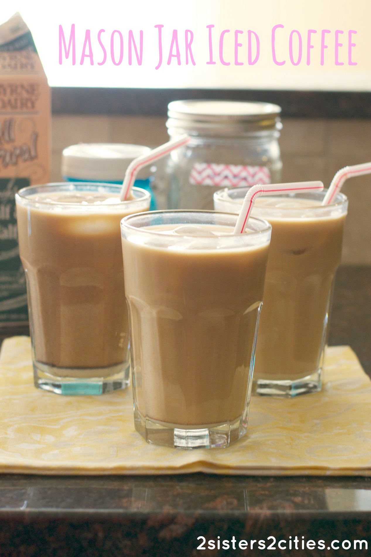 Mason Jar Iced Coffee