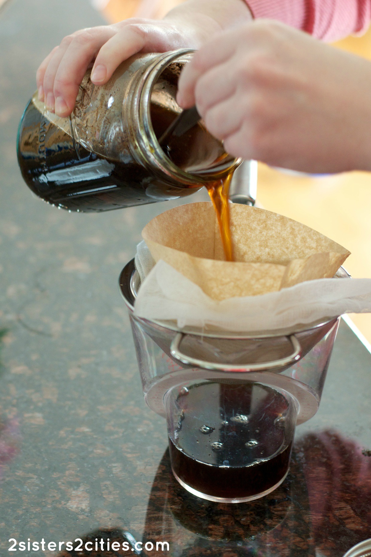 Mason Jar Cold-Brewed Iced Coffee