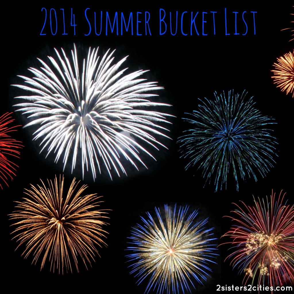 2014 Summer Bucket List