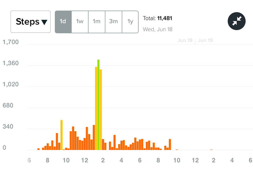 fitbit steps