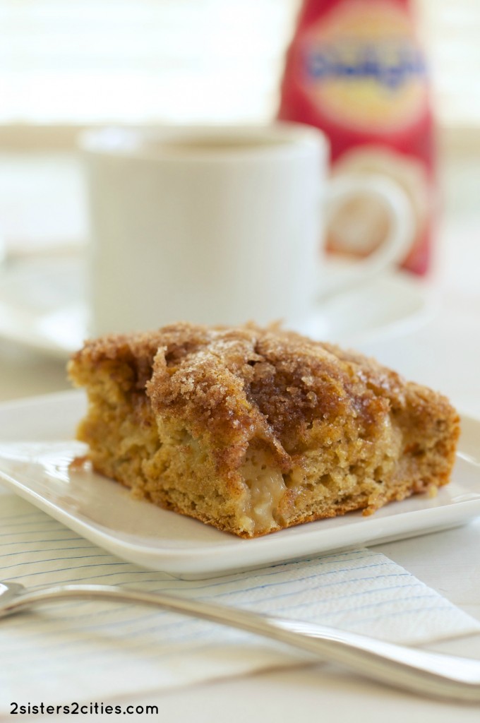 Cinnamon Sugar Apple Cake  {from 2 Sisters 2 Cities}